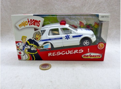Majorette Majoteams Mercedes M Classe Ambulance Neuve Boite