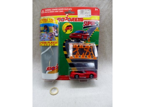 Majorette Tapis de jeu Avec Dodge Viper Supers Roadster et Tapis NM Blister