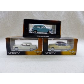 Norev 3 Inches Lot de Voitures Populaires Françaises, 4L, 404, DS NM boite