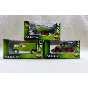 Norev 3 Inches lot de 3 véhicules Claas Série Farmer NM boite