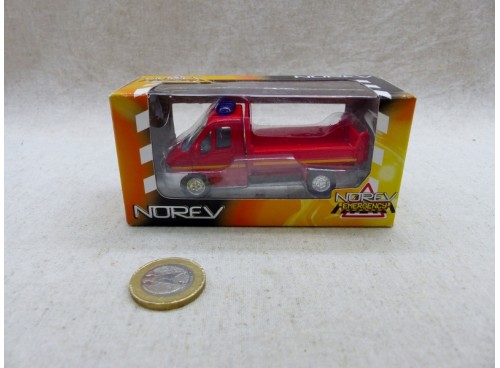 Norev 3 Inches Citroën Jumper Plateau Benne Pompiers Neuf