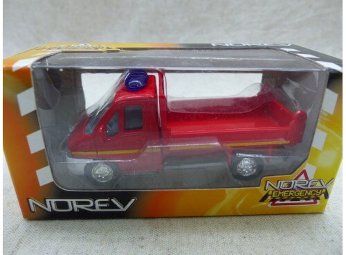 Norev 3 Inches Citroën Jumper Plateau Benne Pompiers Neuf Boite