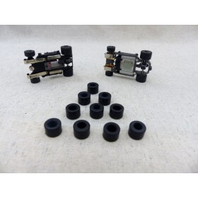 pièces pour circuits Life Like Kit de Pneus Arrières Silicone ( par 10)