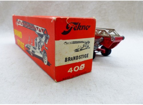 Tekno 408 et 409 ensemble VW Combi  et Grande Echelle Pompiers avec Boites