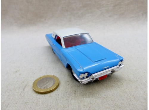 Dinky Toys 57/005 Ford Thunderbird Bleu Toit Blanc Hong-Kong