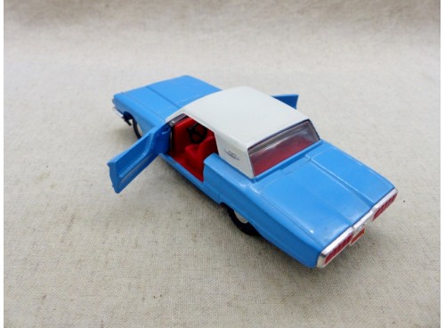 Dinky Toys 57/005 Ford Thunderbird Bleu Toit Blanc Hong-Kong ouvrants