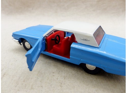 Dinky Toys 57/005 Ford Thunderbird Bleu Toit Blanc Hong-Kong ouvrants