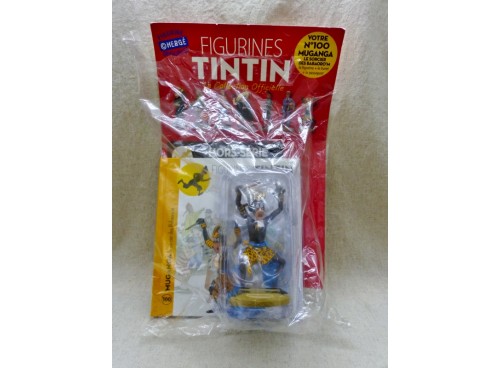Tintin Figurines n° 100 Le Sorcier Muganga des Babaoro'm