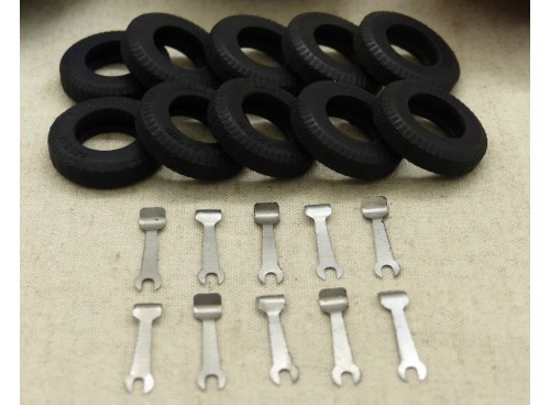 Kit Circuit 24 10 pneus Dunlop et 10 lames de contact