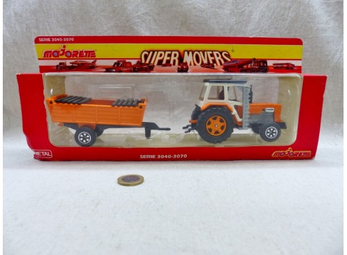 Majorette serie 3040-3070 Tracteur et Remorque NM Boite