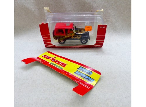 Majorette 3016 serie 3000-3010 Jeep CJ7 Night Hawk Noir/Or NM Boite
