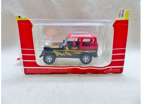Majorette 3016 serie 3000-3010 Jeep CJ7 Night Hawk Noir/Or NM Boite