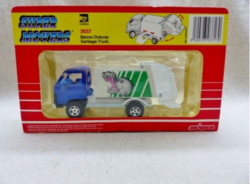 Majorette 3037 Super Movers Camion Poubelle Toyota Bleu NM Boite