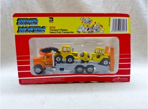 Majorette serie 3030 Camion de Transport d'Engins de TP NM Boite