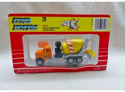 Majorette serie 3030 Super Movers Camion Toupie Béton NM Boite