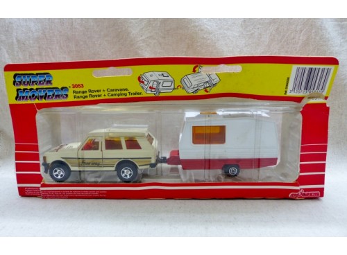 Majorette 3053 serie 3040-3050 Range Rover et Caravane NM Boite