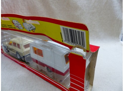 Majorette 3053 serie 3040-3050 Range Rover et Caravane NM Boite