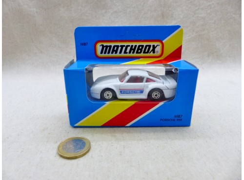 Matchbox Superfast MB7 Porsche 959 Blanche Neuve Boite