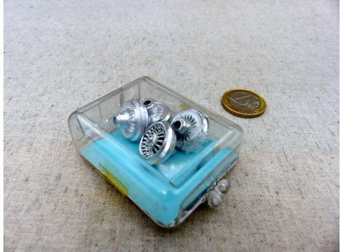 Strombecker Jantes à Rayons Réf 9052 x 4 Neuves