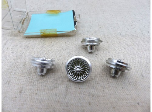 Jantes à Rayons Strombecker Réf 9052 x 4 Neuves pièces détachées pour circuits routiers électriques