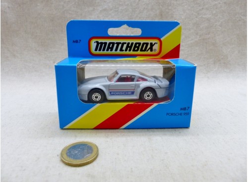 Matchbox Superfast MB7 Porsche 959 Grise Neuve Boite