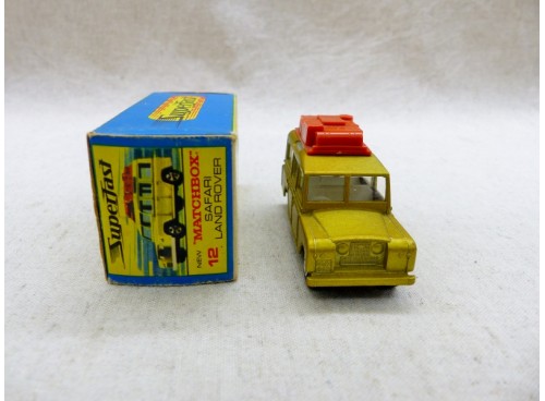 Matchbox Superfast MB12 Land Rover Gold Safari NM Boite