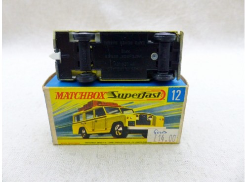 Matchbox Superfast MB12 Land Rover Gold Safari NM Boite