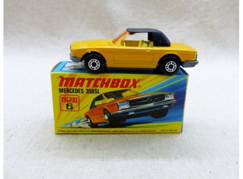 Matchbox Superfast MB6 Mercedes 350SL NM Boite (NOS)