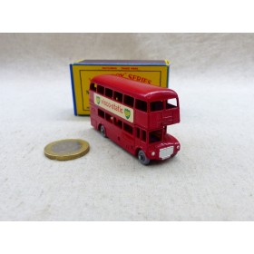 Matchbox Lesney Series N° 5 AEC London Bus Visco Static NM Boite