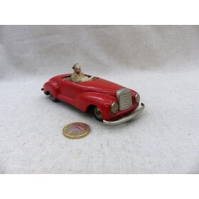 Voiture à Mécanisme en Tôle Rouge MS Seidel Mercedes
