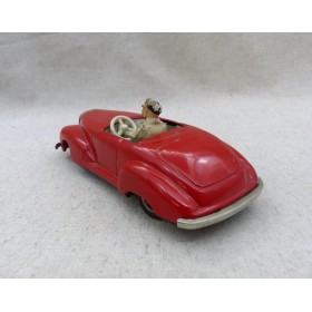 Voiture à Mécanisme en Tôle Rouge MS Seidel Mercedes