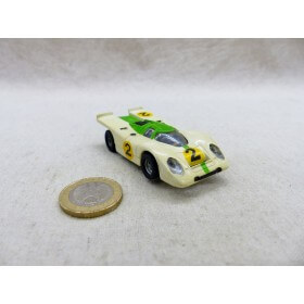 Afx Aurora 1902 Porsche 917 Blanche / Verte n°2 Circuit Ho