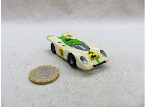 Afx Aurora 1902 Porsche 917 Blanche / Verte n°2 Circuit Ho
