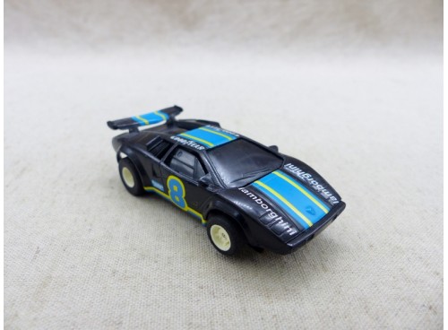 bolide circuit électrique  Tyco Magnum 440x2 Lamborghini Countach N°8 Circuit Ho Excellent Etat