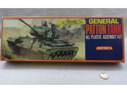 Aurora 301 Maquette Char General Patton Tank