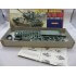 Aurora 301 Maquette Char General Patton Tank contenu de la boite