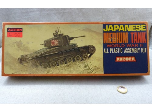 maquette Aurora 313  Japanese Medium Tank
