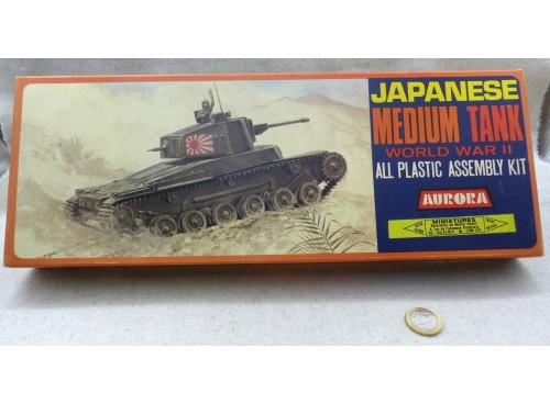 Aurora 313 Maquette Medium Tank Japonais