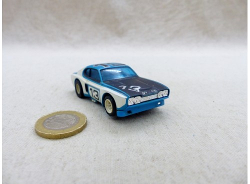voiture électrique Aurora AFX 1935 Ford Capri Bleu N°13 Circuit Ho