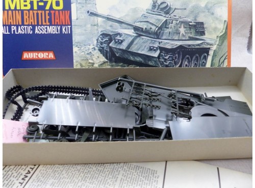 Aurora Maquette 318 MBT-70  Main Battle Tank détail boite