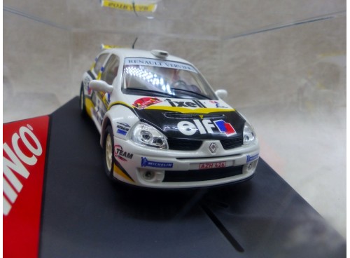 NINCO 50300 RENAULT SUPER 1600 CLIO RALYE DE WALLONIE 2002 ELF n° 7 Neuve Boite face