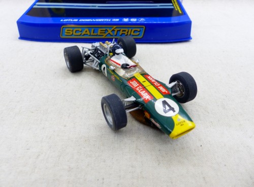 Scalextric C3206 Lotus Cosworth Jim Clark Grand Prix de Kyalami  face