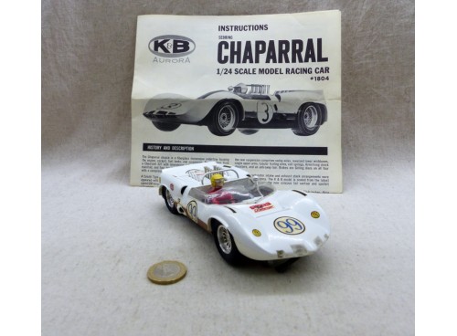 K&B Aurora 1804 Chaparral Slot Car 1/24° Near Mint