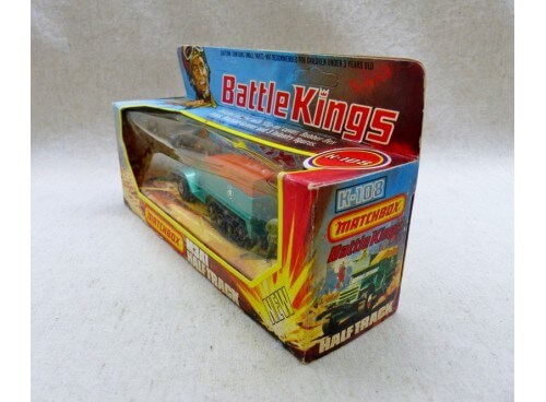 Matchbox K-108 BattleKings M3A1 Half Track Near Mint Box