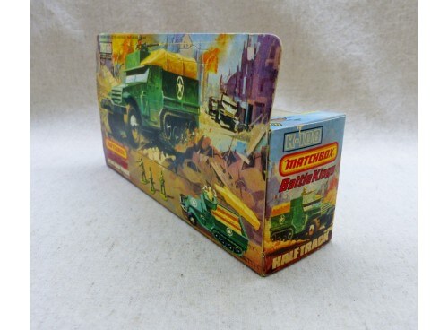 Matchbox K-108 BattleKings M3A1 Half Track Near Mint Box