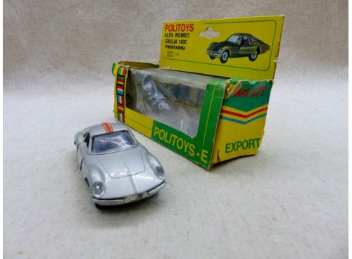 voiture miniature Politoys Export 577 Alfa Romeo Giulia 1600 Sport Pininfarina