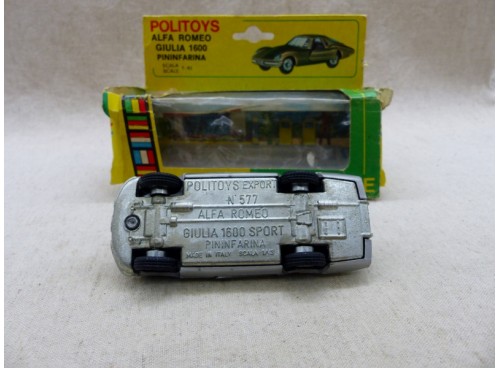 Politoys Export 577 Alfa Romeo Giulia 1600 Sport Pininfarina