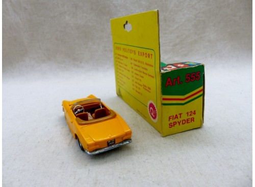 Politoys Export 555 Fiat 124 Spyder NM Boite