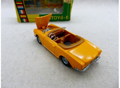 miniature auto Politoys Export 555 Fiat 124 Spyder NM Boite dos et ouvrants