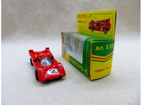 miniature auto Politoys  Export 22 Ferrari 512 S